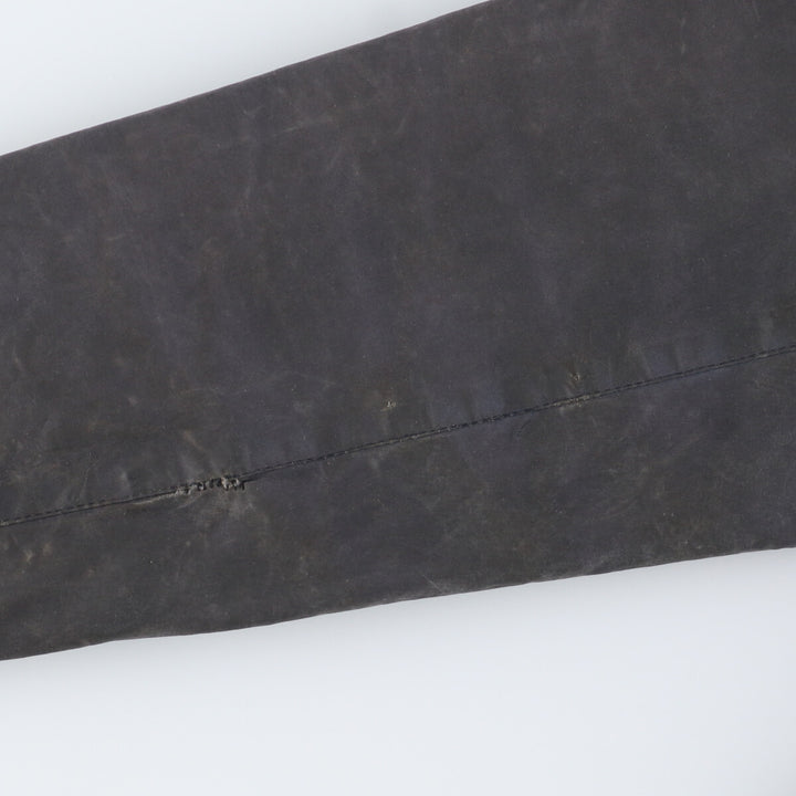 80'S Barbour BORDER Old 3 Warrant Waxed Cotton Oiled Jacket C36 Men's S Vintage /eaa378767