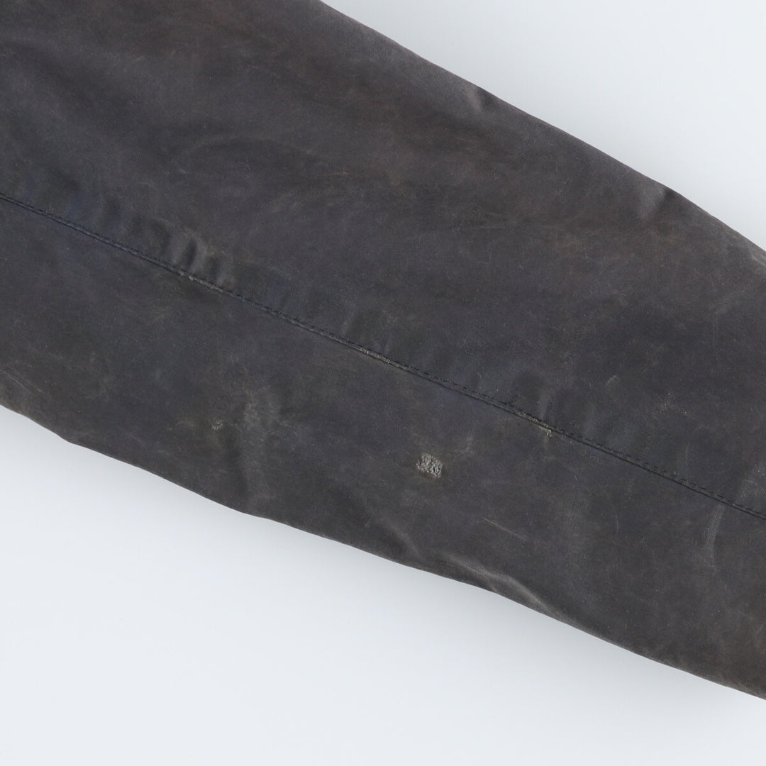 80'S Barbour BORDER Old 3 Warrant Waxed Cotton Oiled Jacket C36 Men's S Vintage /eaa378767