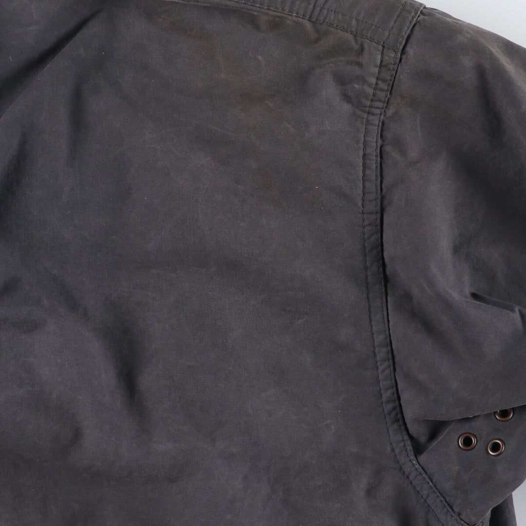 80'S Barbour BORDER Old 3 Warrant Waxed Cotton Oiled Jacket C36 Men's S Vintage /eaa378767