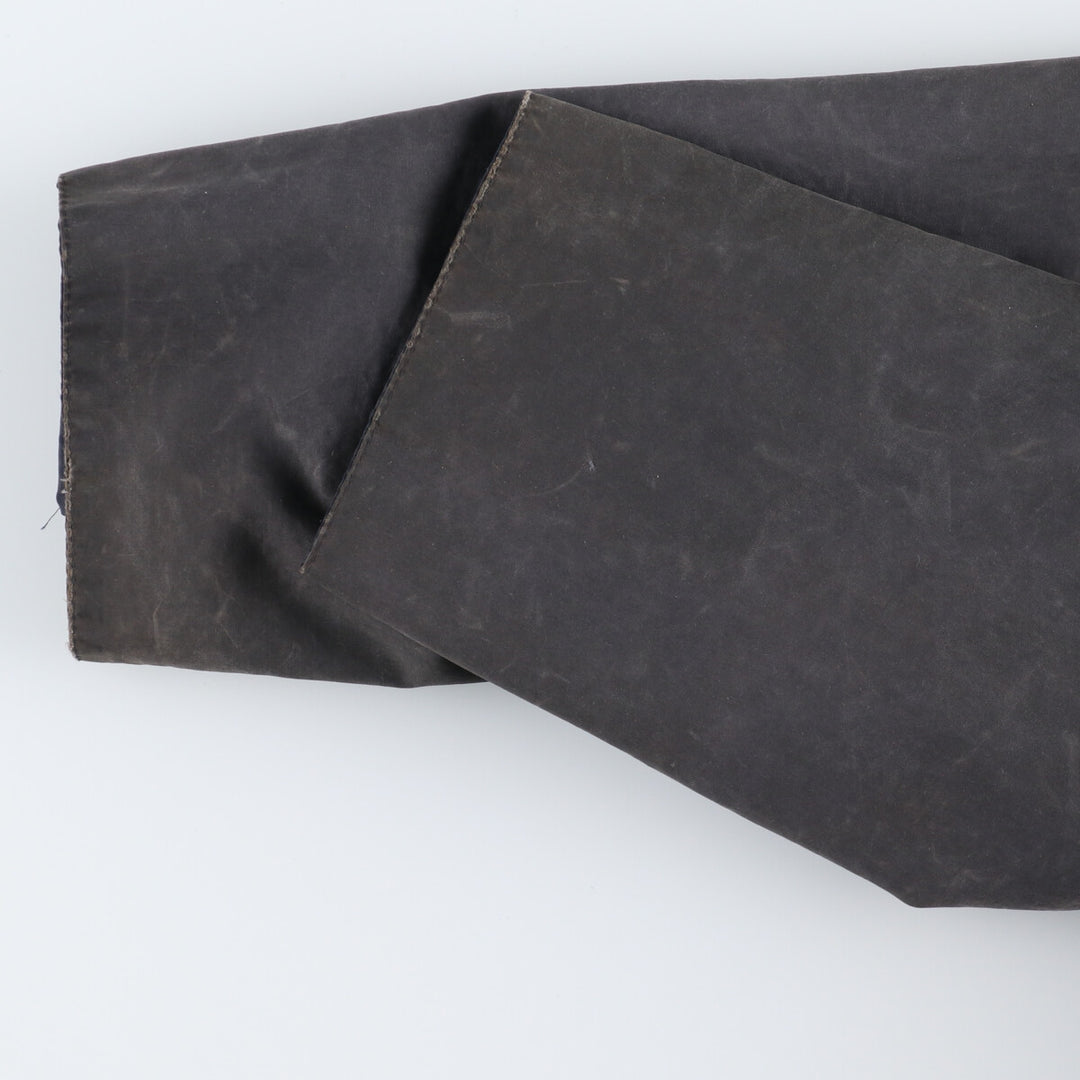 80'S Barbour BORDER Old 3 Warrant Waxed Cotton Oiled Jacket C36 Men's S Vintage /eaa378767