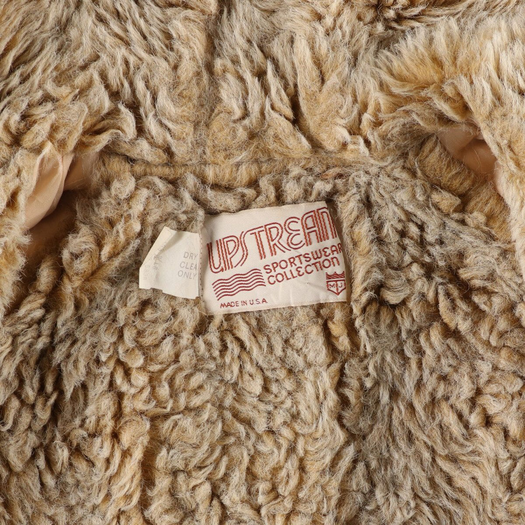 80'S UPSTREAM SPORTSWEAR COLLECTION Boa Parka Made in USA Men's L Vintage /eaa378859