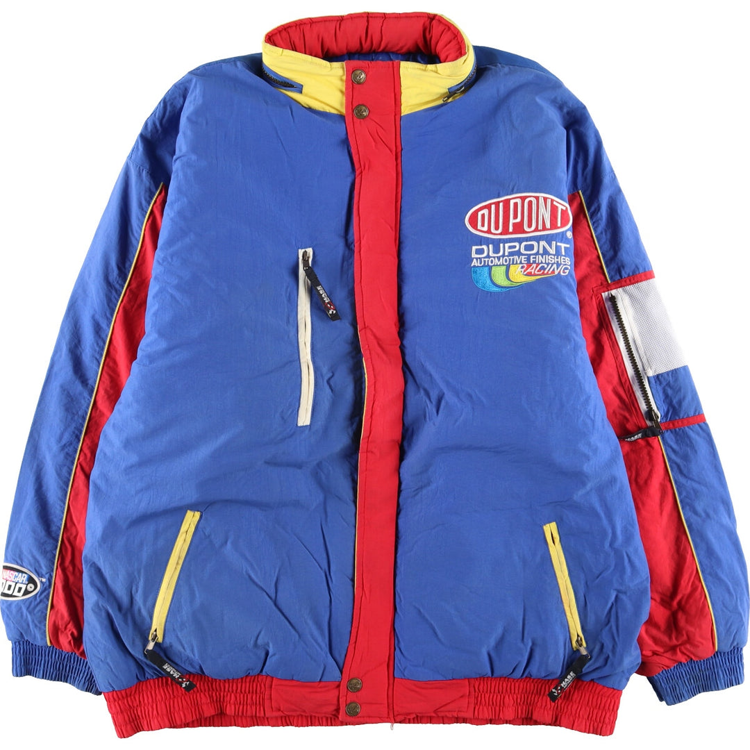 90'S CHASE DU PONT padded nylon racing jacket men's XXL vintage / eaa378887