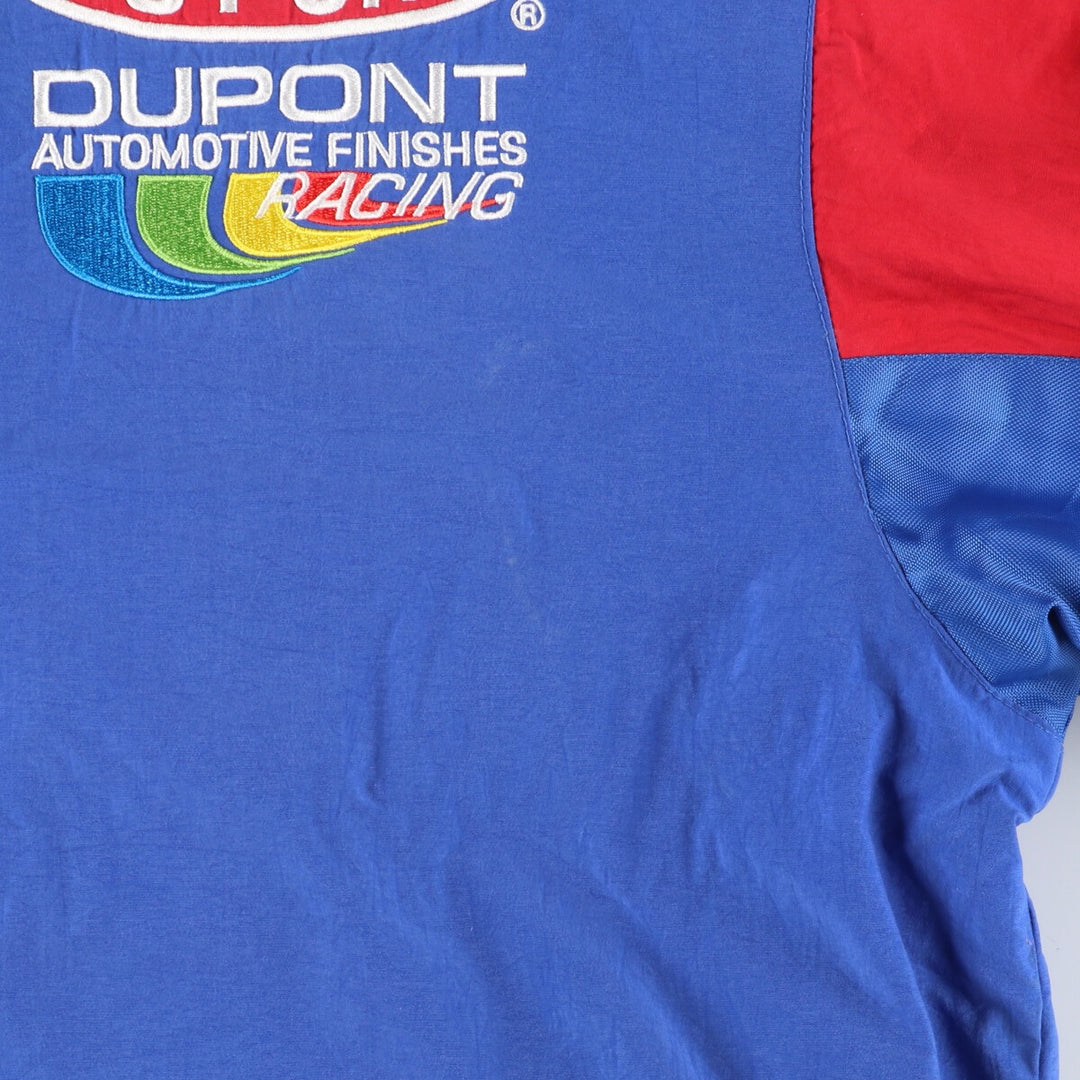 90'S CHASE DU PONT padded nylon racing jacket men's XXL vintage / eaa378887