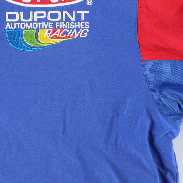 90'S CHASE DU PONT padded nylon racing jacket men's XXL vintage / eaa378887