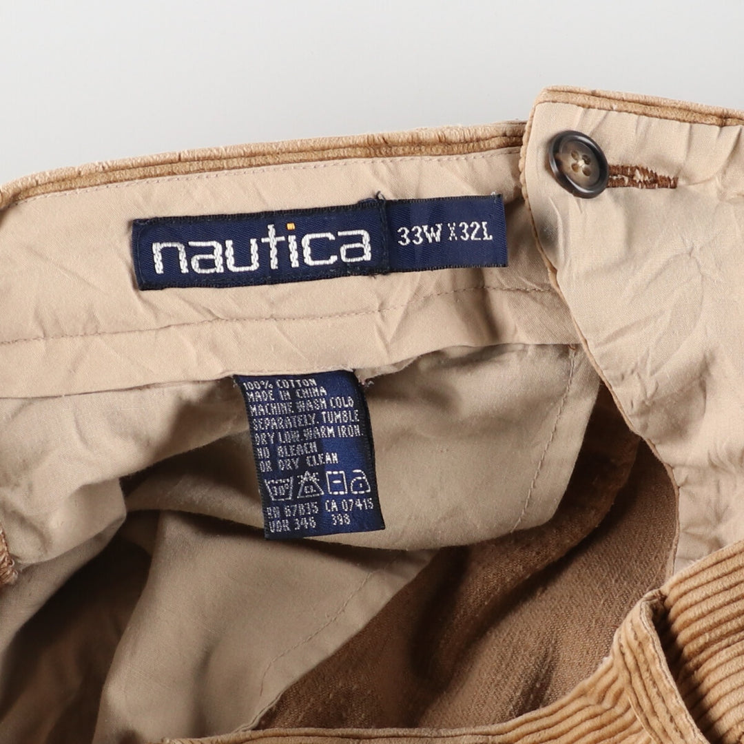 NAUTICA Two-pleat Corduroy Pants for Men w31 / eaa378944