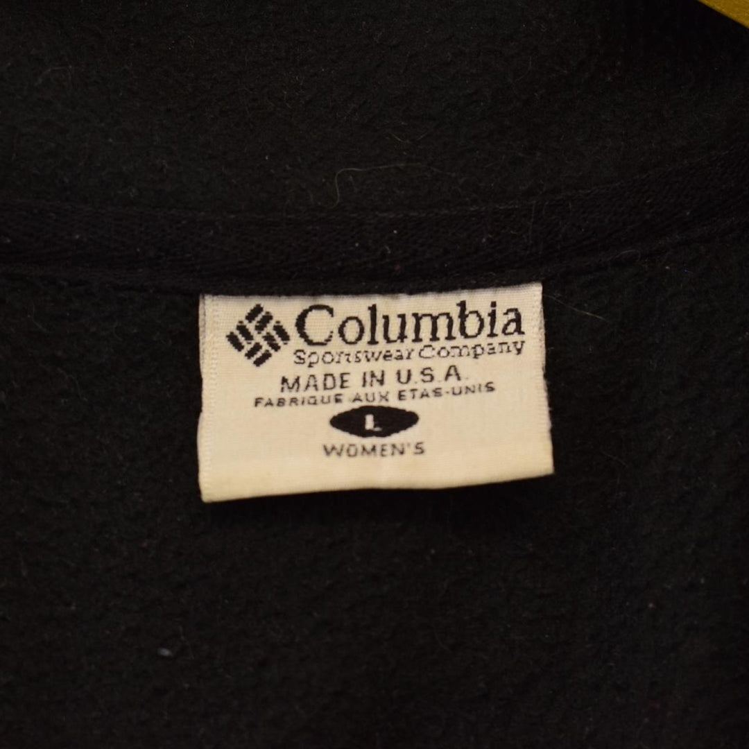 90'S Columbia Nordic Pattern Fleece Jacket Made in USA Women's L Vintage /eaa379087