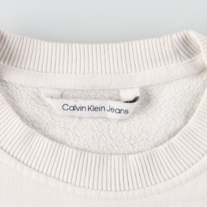 Calvin Klein JEANS Logo Sweatshirt Trainer Men's L /eaa379150