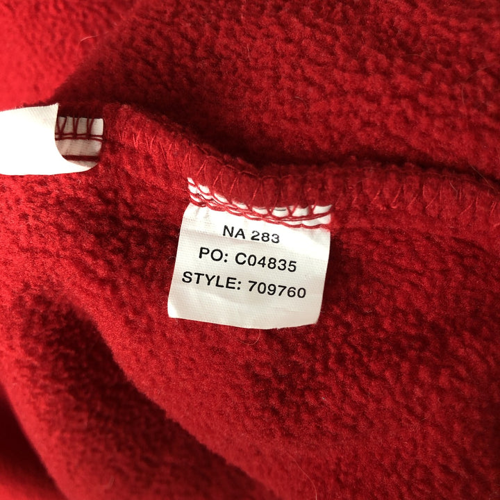 Ralph Lauren CHAPS Swing Top Fleece Jacket, Men's Size XL polyester red type Vintage Second Hand