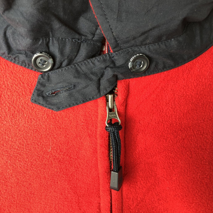 Ralph Lauren CHAPS Swing Top Fleece Jacket, Men's Size XL polyester red type Vintage Second Hand