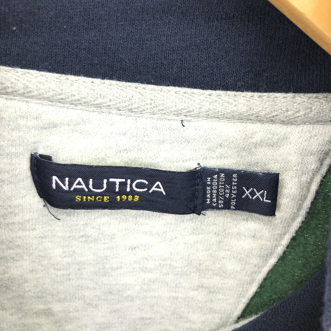 NAUTICA Full Zip Sweatshirt, Men's XXL /eaa379467