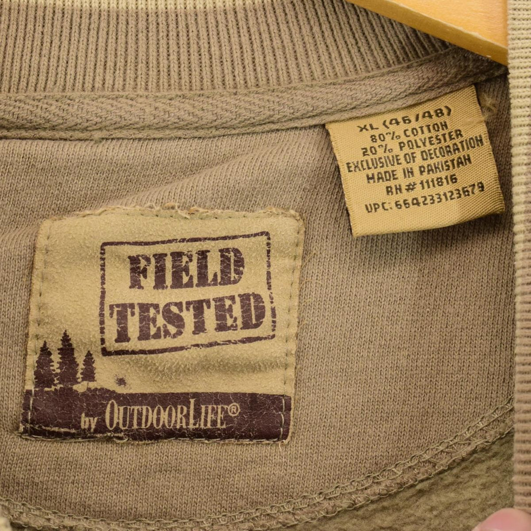 FIELD TESTED by OUTDOOR LIFE Animal Sweatshirt Trainer Men's XL /eaa379582