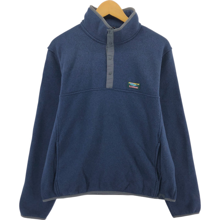 LLBean Half Snap Fleece Pullover Men's L size /eaa379629