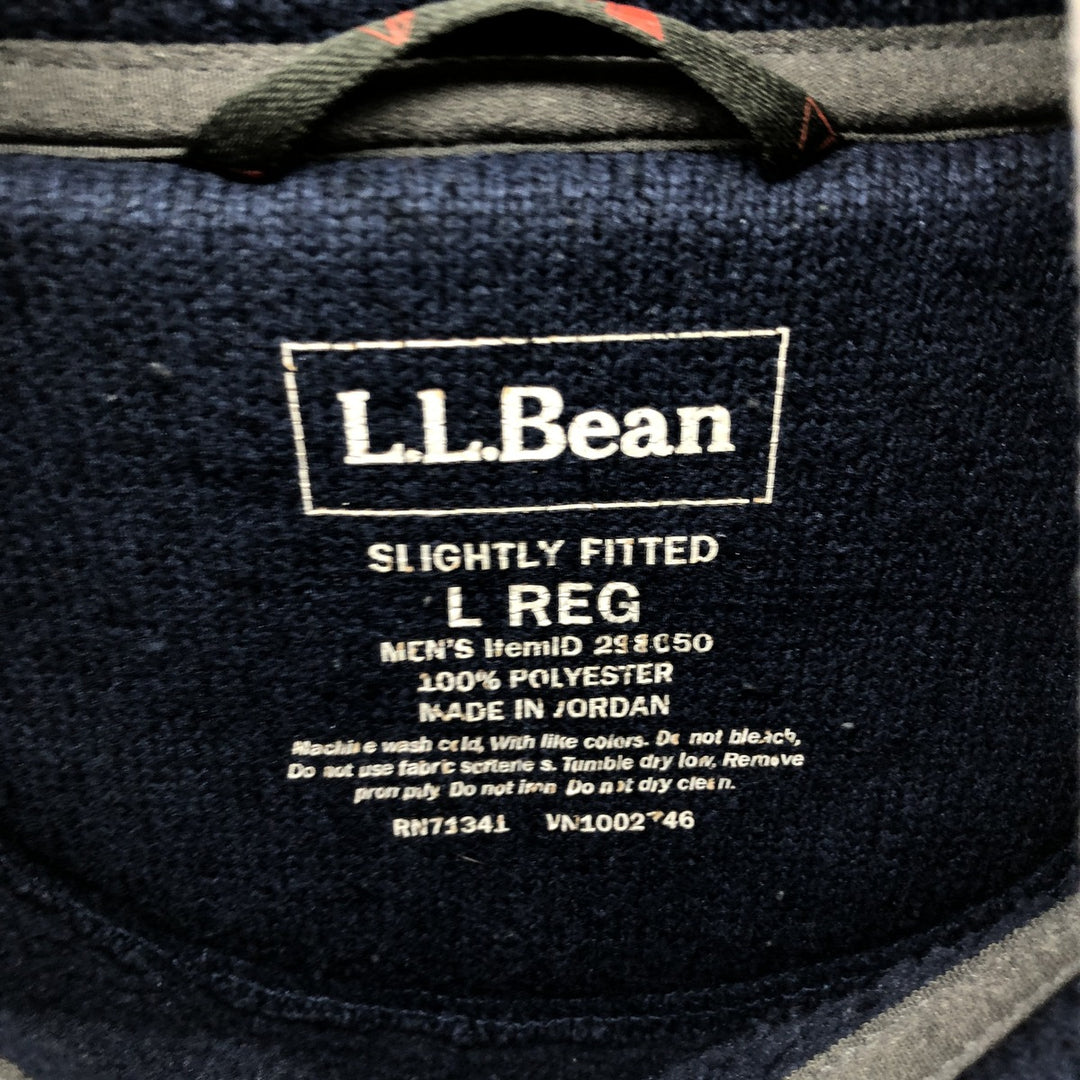 LLBean Half Snap Fleece Pullover Men's L size /eaa379629