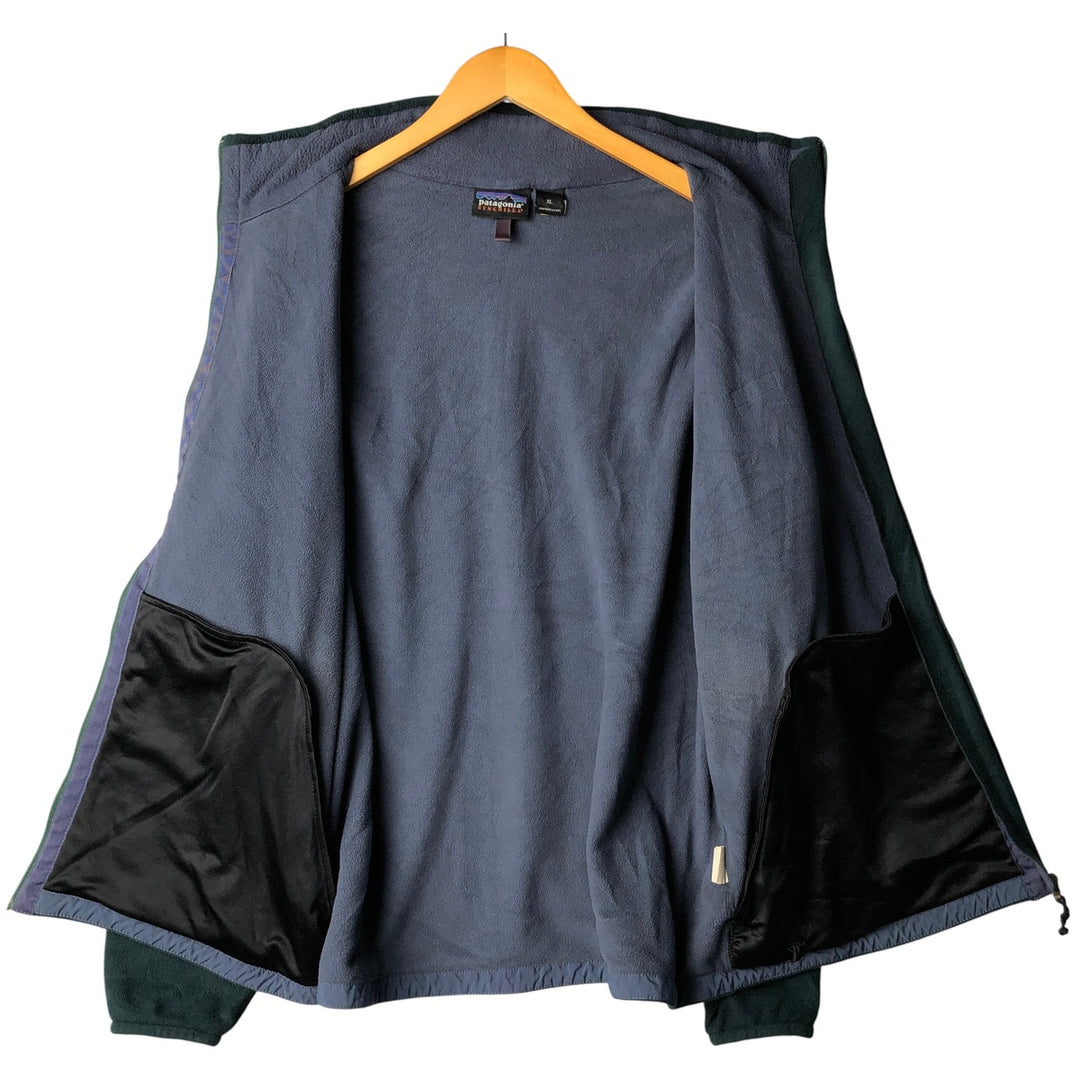 2000'S Patagonia Synchilla Windproof Fleece Jacket (25322SP02), Men's XL unclear black type Vintage Second Hand