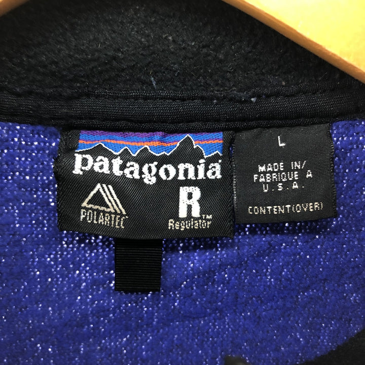 00'S Patagonia Regulator R2 25130FA00 fleece jacket made in USA, men's size L / eaa379717