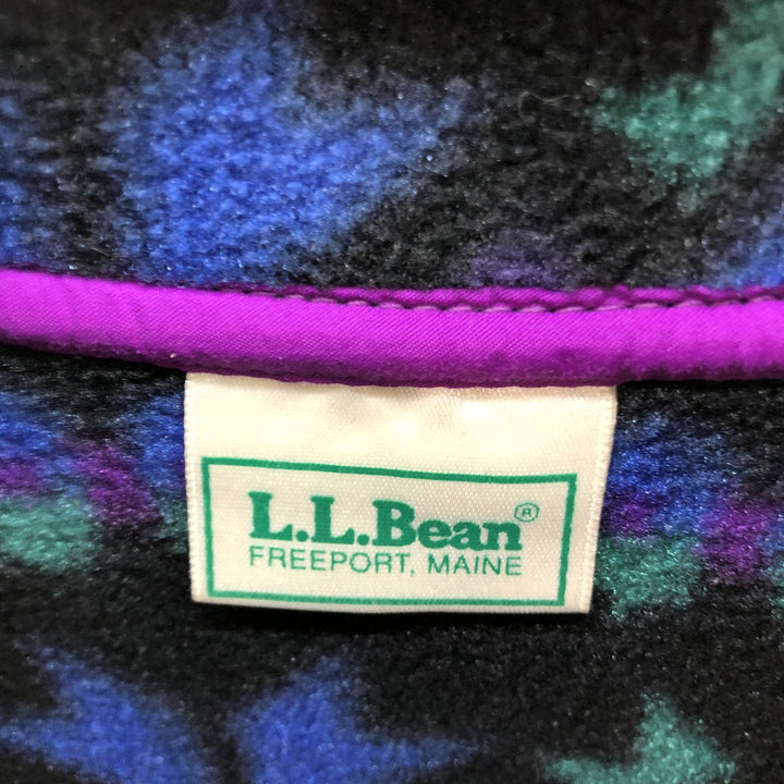 70s~80'S LLBean All-over Fair Isle Pattern Fleece Pullover, Men's L size, Vintage /eaa379727