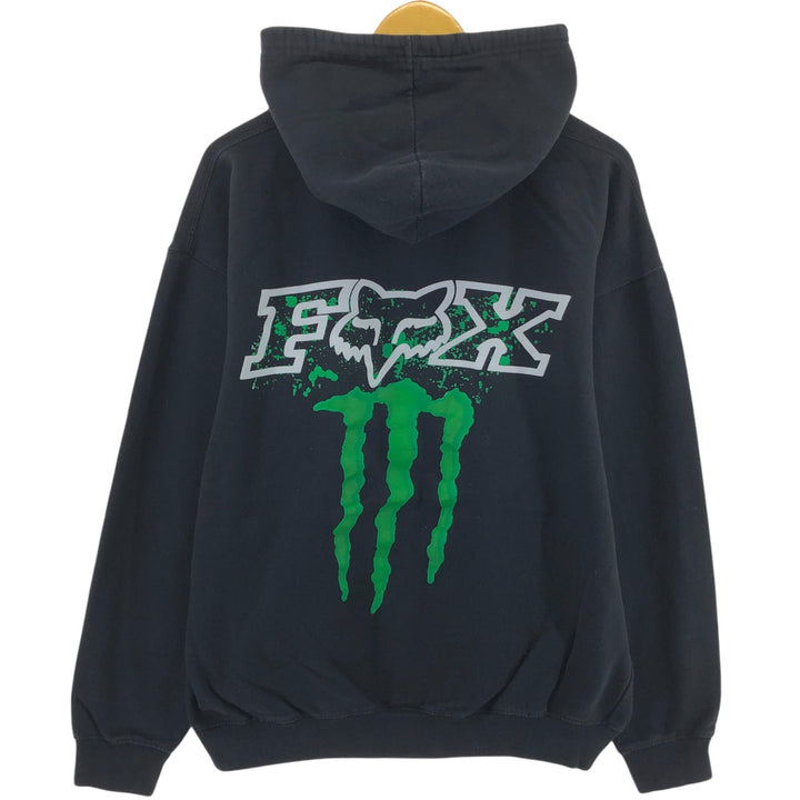 Basix of Sassy Fox Racing Monster Energy Advertising Sweat Pullover Hoodie /eaa379828