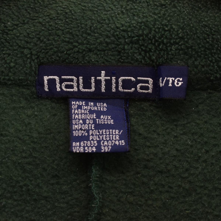 90'S NAUTICA fleece pullover made in USA, men's XL, vintage /eaa379889