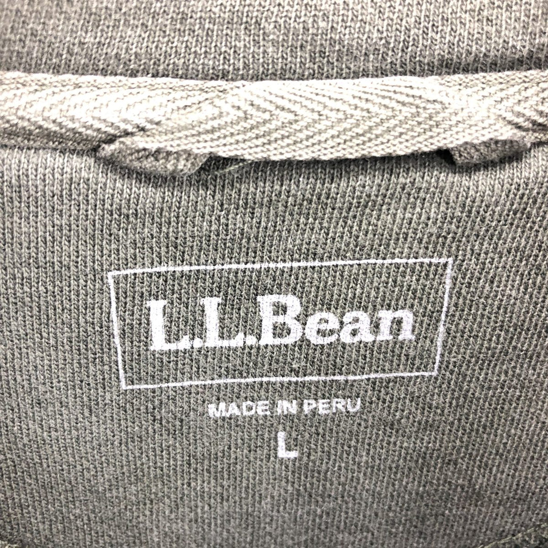 LLBean Full Zip Sweatshirt Trainer Men's L size /eaa379955