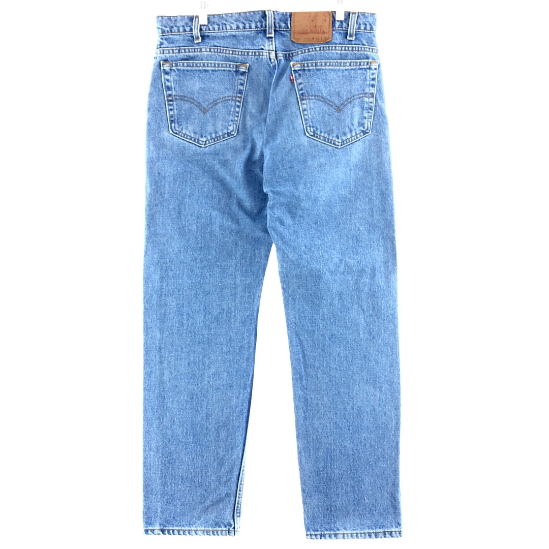 90'S Levi's 505 REGULAR FIT STRAIGHT LEG tapered denim pants made in USA men's w36 vintage /eaa380002