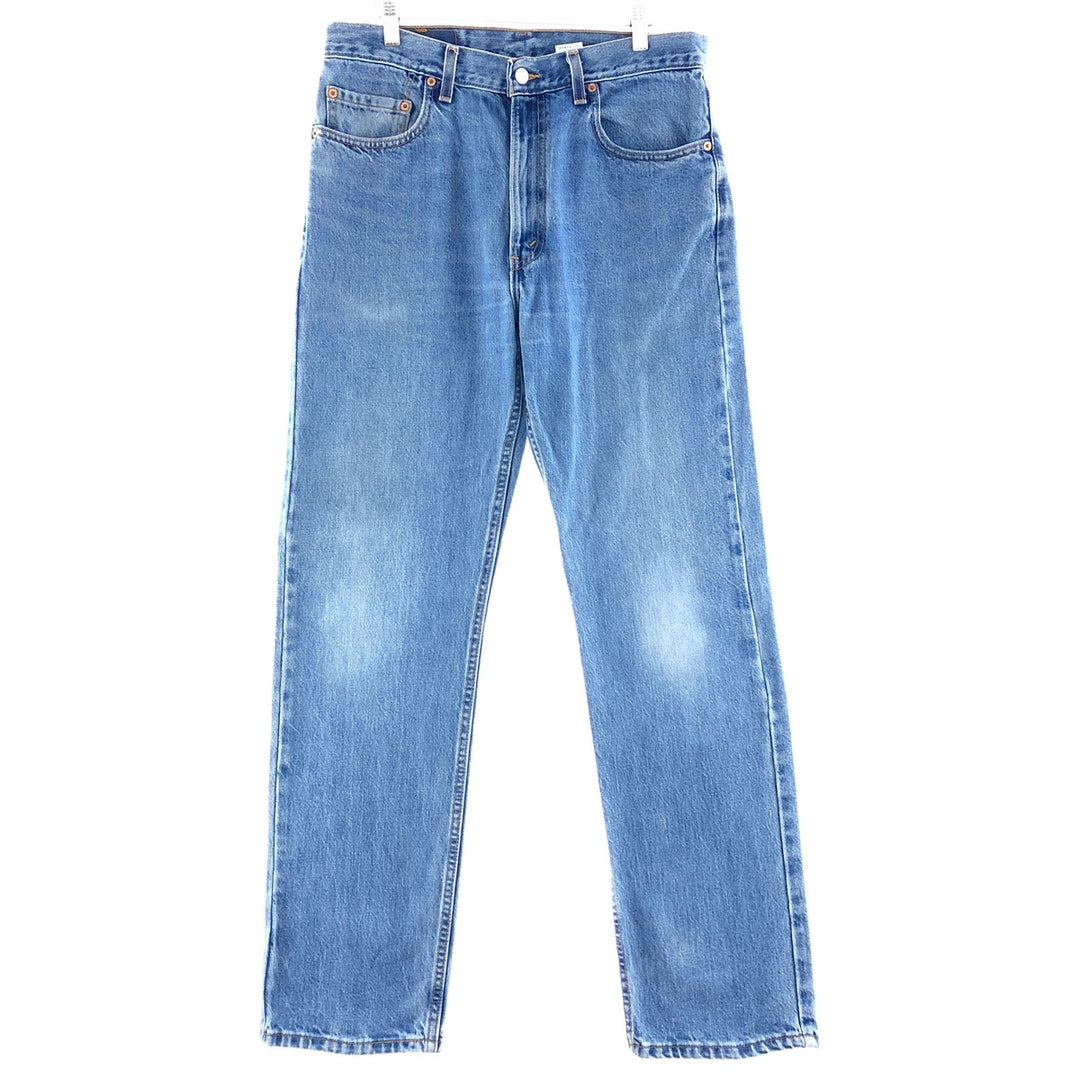 00'S Levi's 505 REGULAR FIT STRAIGHT LEG tapered denim pants made in USA men's w34 /eaa380003