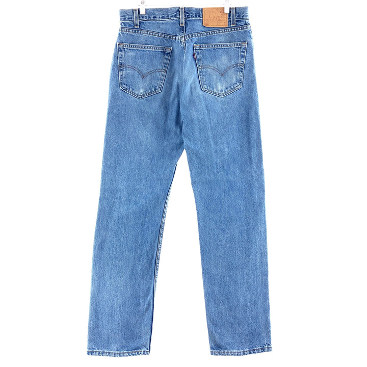 00'S Levi's 505 REGULAR FIT STRAIGHT LEG tapered denim pants made in USA men's w34 /eaa380003