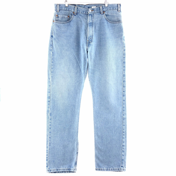 00'S Levi's 505 REGULAR FIT STRAIGHT LEG tapered denim pants made in USA men's w36 /eaa380004