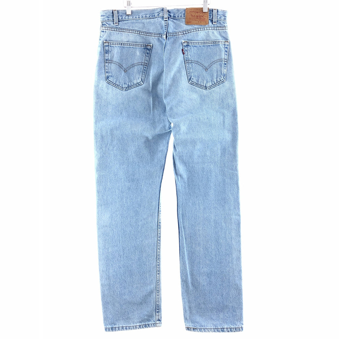 00'S Levi's 505 REGULAR FIT STRAIGHT LEG tapered denim pants made in USA men's w36 /eaa380004