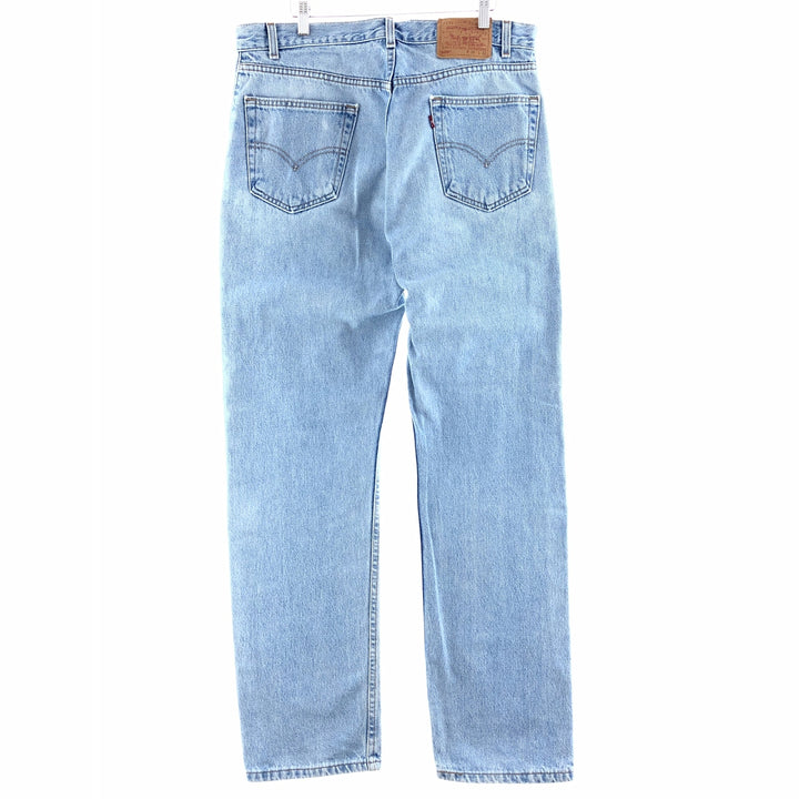 00'S Levi's 505 REGULAR FIT STRAIGHT LEG tapered denim pants made in USA men's w36 /eaa380004