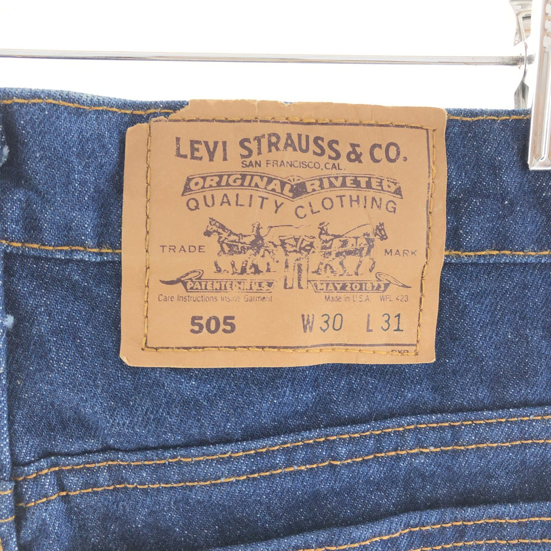 90'S Levi's 20505-0217 Tapered Denim Pants Made in USA Men's W30 Vintage /eaa380025