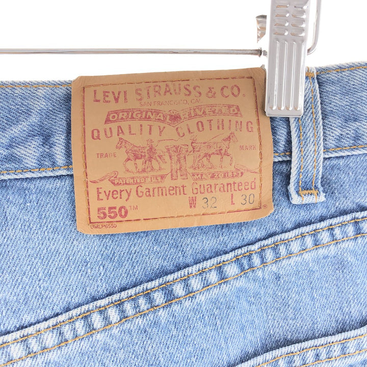 90'S Levi's 550 Relaxed Fit Tapered Denim Pants Made in Canada Men's W32 Vintage /eaa380032