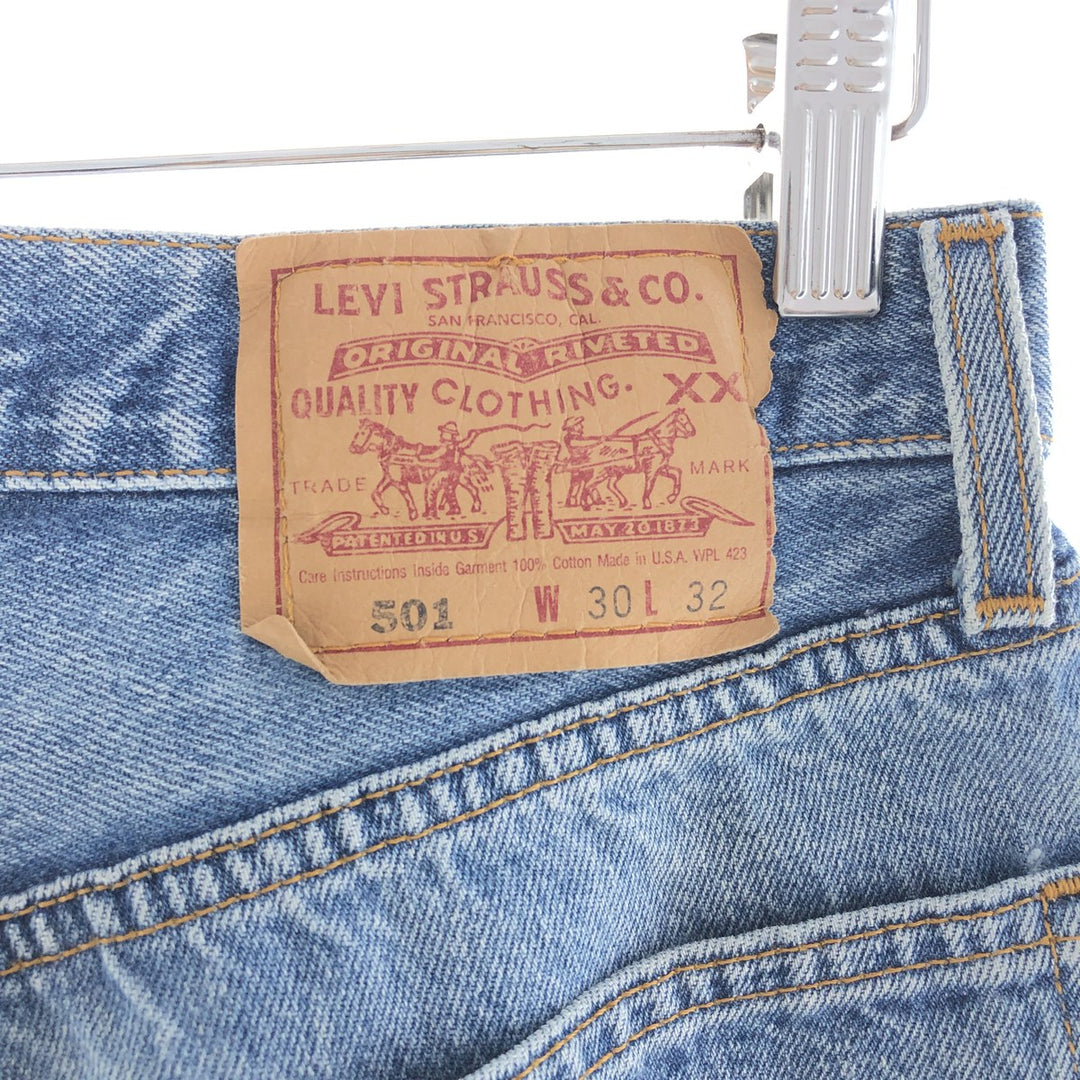 90'S Levi's 501-0118 Straight Denim Pants Made in USA Men's W30 Vintage /eaa380038