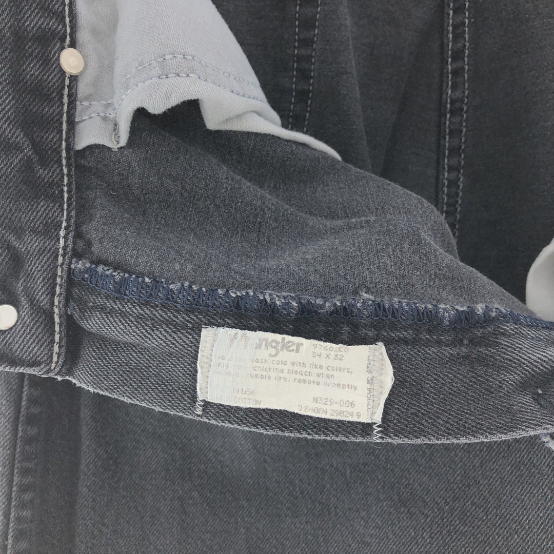90'S Wrangler Black Denim Denim Pants Made in USA Men's W32 Vintage / eaa380065