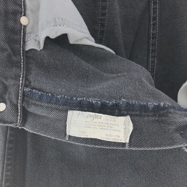 90'S Wrangler Black Denim Denim Pants Made in USA Men's W32 Vintage / eaa380065