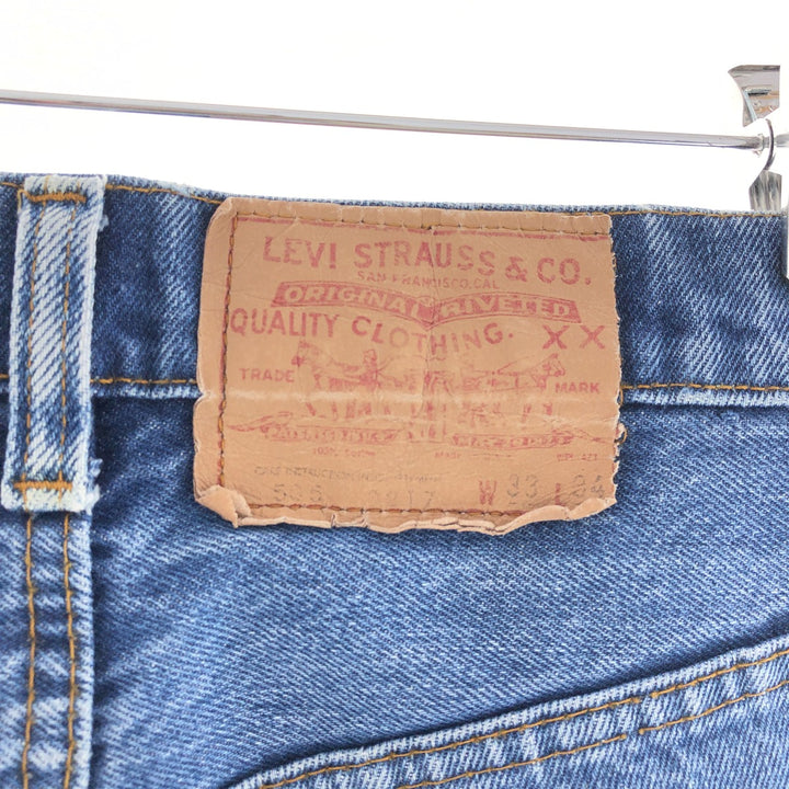 80'S Levi's 505-0217 Tapered Denim Pants Made in USA Men's W33 Vintage / eaa380071