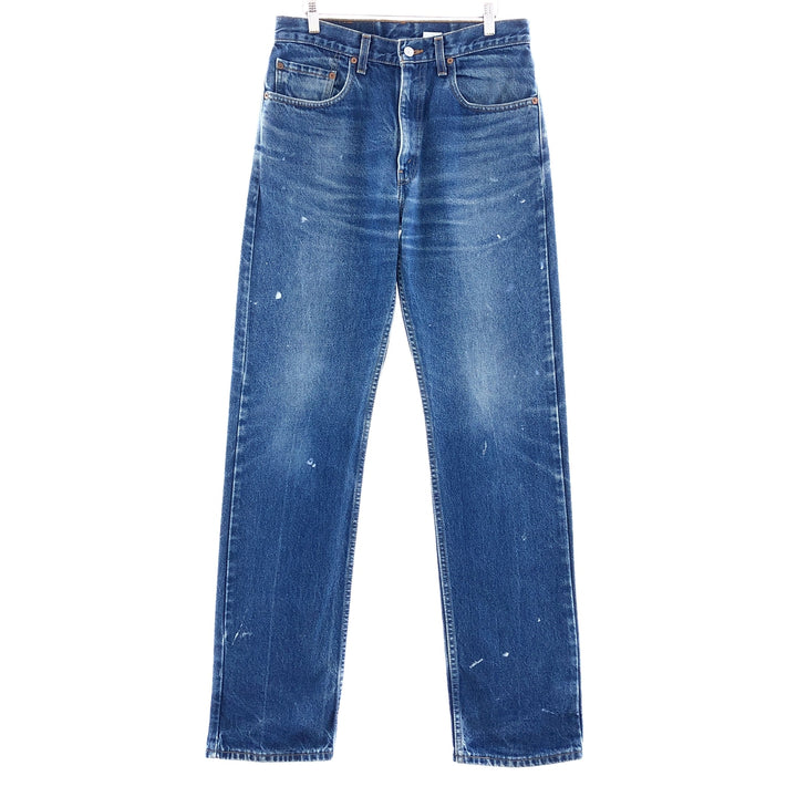 00'S Levi's 505 REGULAR FIT STRAIGHT LEG Tapered Denim Pants Made in USA Men's w32 /eaa380077