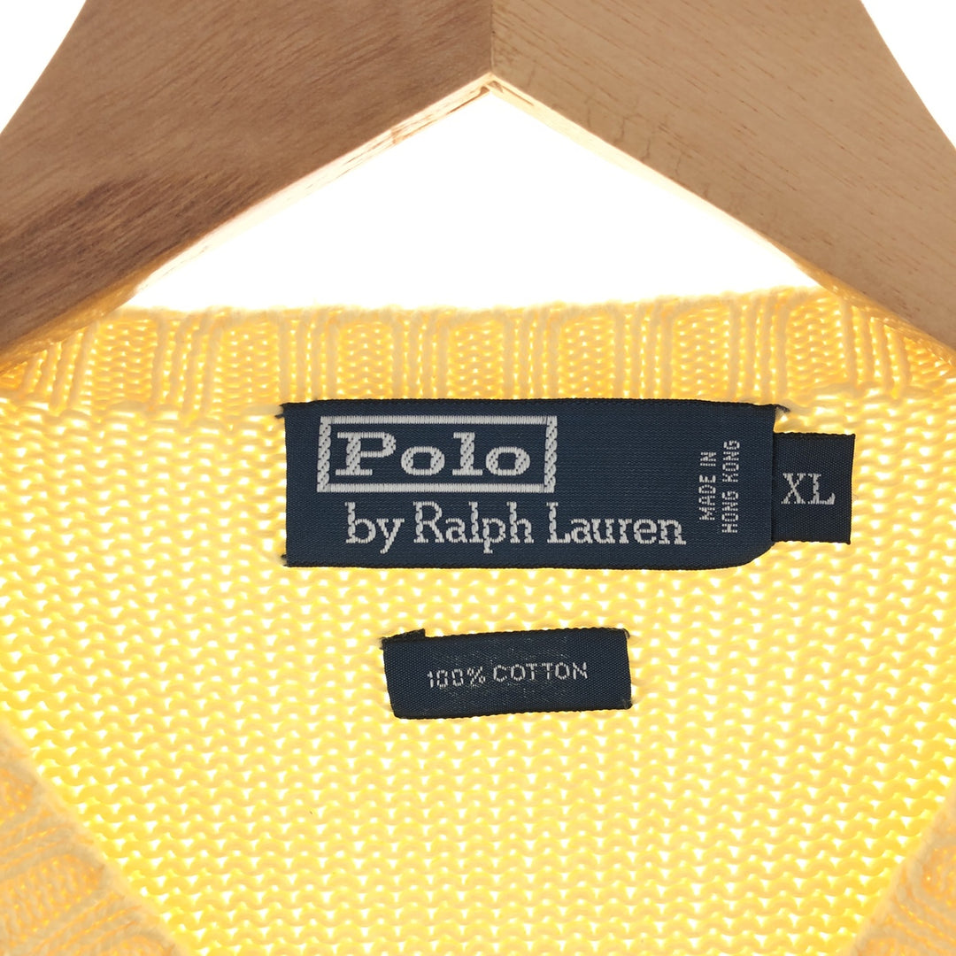 Ralph Lauren POLO by Ralph Lauren Cotton Knit Sweater Men's XL /eaa380193