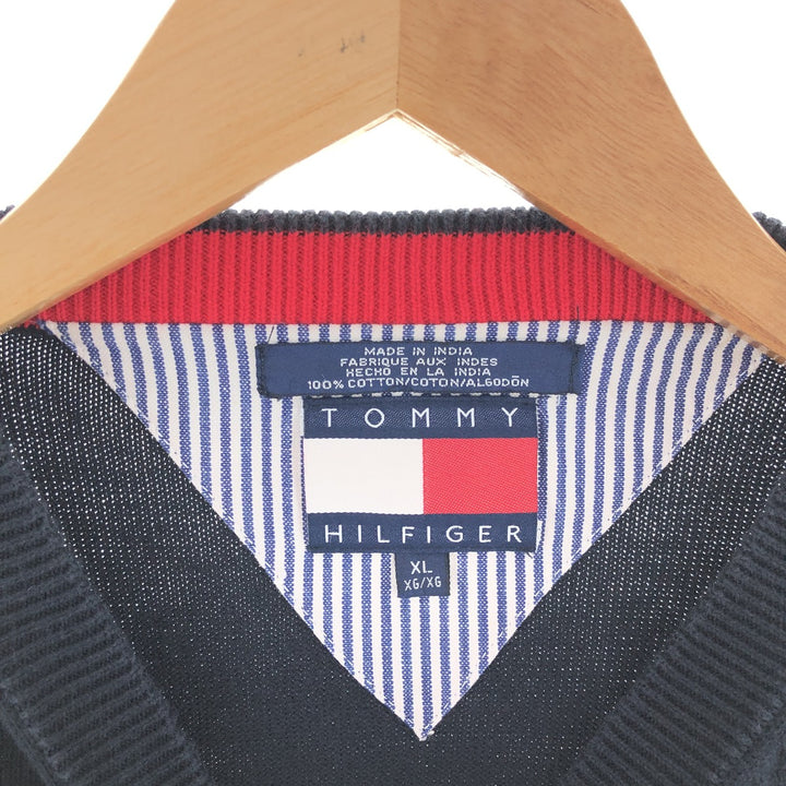 90'S Tommy Hilfiger Cotton Knit Sweater Men's XL Vintage /eaa380359