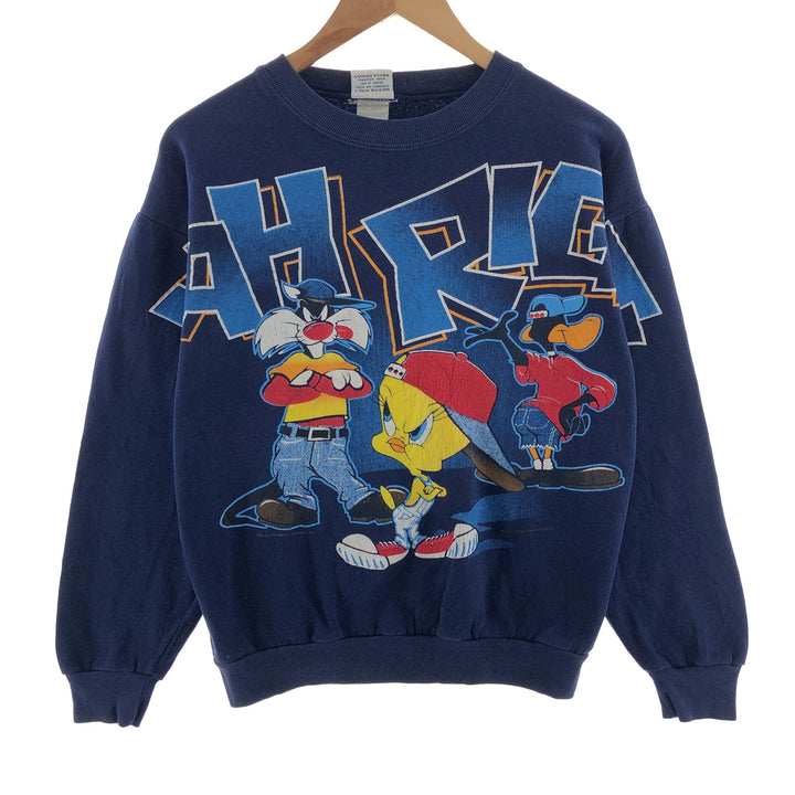 90'S Looney Tunes Large Print Character Sweatshirt, Men's L, Vintage /eaa380458