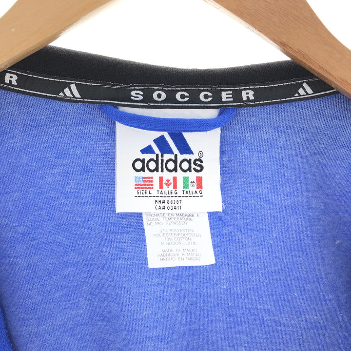 90'S Adidas Jersey Track Jacket Men's L Vintage / eaa380626