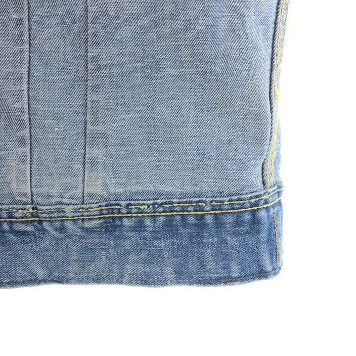 80'S Lee Cut-off Denim Vest Made in USA Men's M Vintage /eaa380629