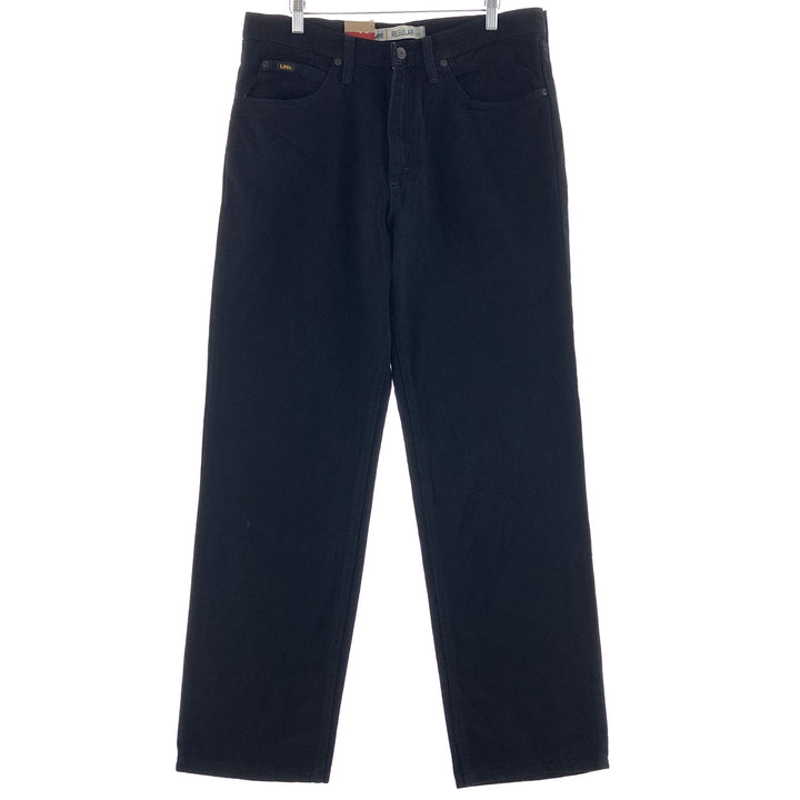 DEADSTOCK Lee REGULAR FIT Black Denim Pants Men's w35 / eaa380863