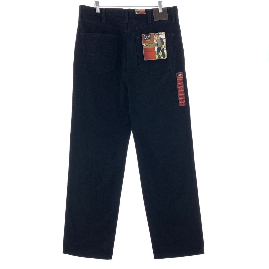 DEADSTOCK Lee REGULAR FIT Black Denim Pants Men's w35 / eaa380863