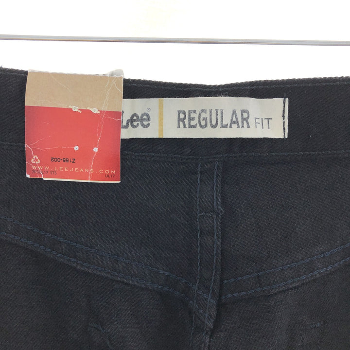 DEADSTOCK Lee REGULAR FIT Black Denim Pants Men's w35 / eaa380863