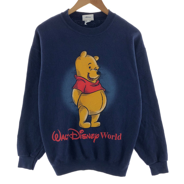 WALT DISNEY World POOH Winnie the Pooh character sweatshirt, trainer, men's M /eaa381003