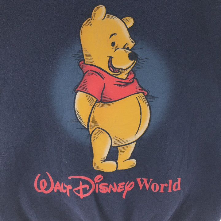 WALT DISNEY World POOH Winnie the Pooh character sweatshirt, trainer, men's M /eaa381003