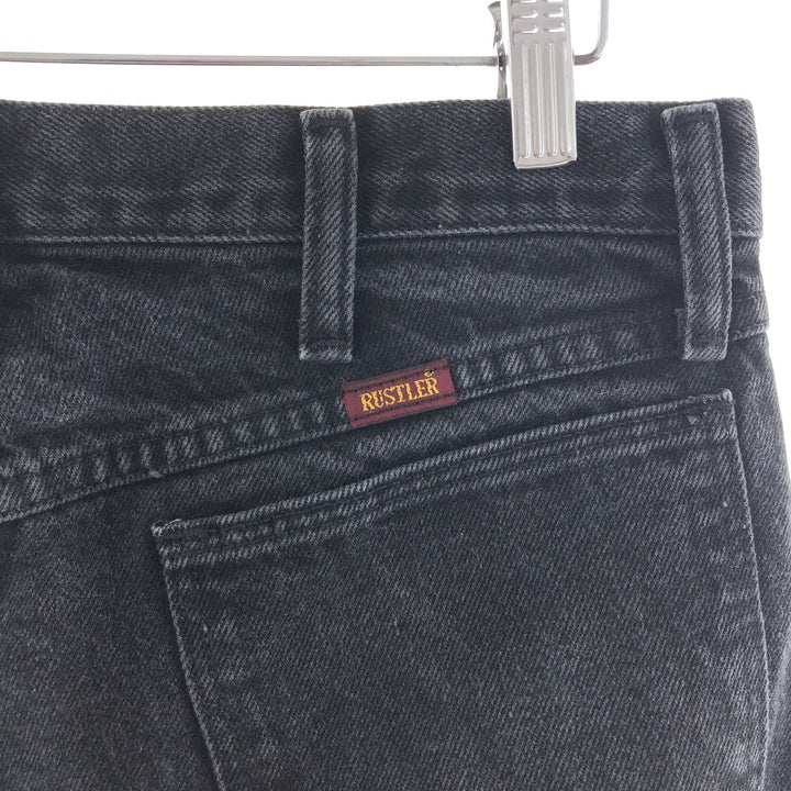 Rustler Black Denim Straight Denim Pants Men's w32 /eaa381103