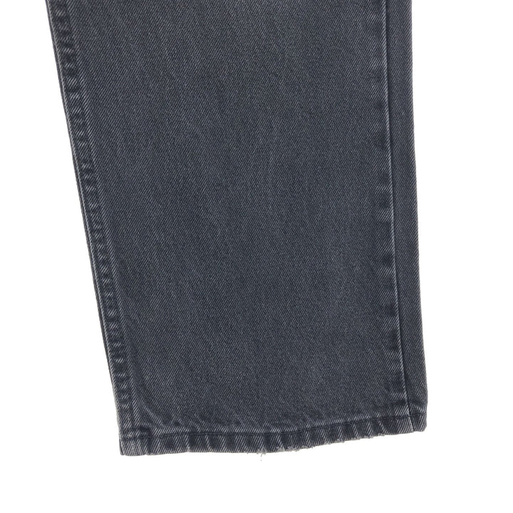 Wrangler Black Denim Straight Denim Pants Men's W33 / eaa381104