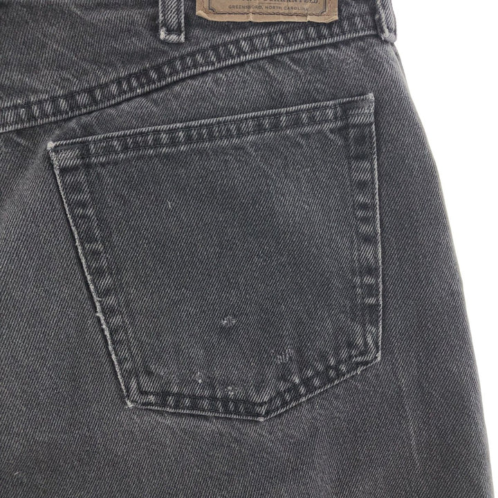 Wrangler Black Denim Straight Denim Pants Men's W33 / eaa381104