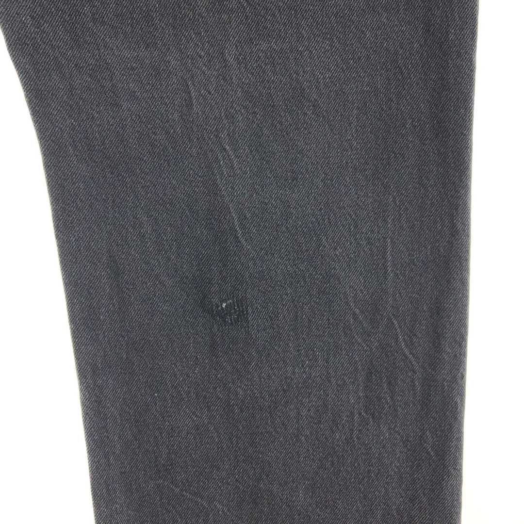 Wrangler Black Denim Straight Denim Pants Men's W33 / eaa381104